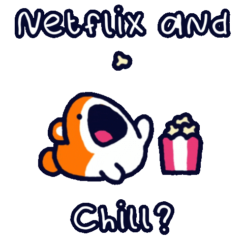 Movie Time Netflix Sticker